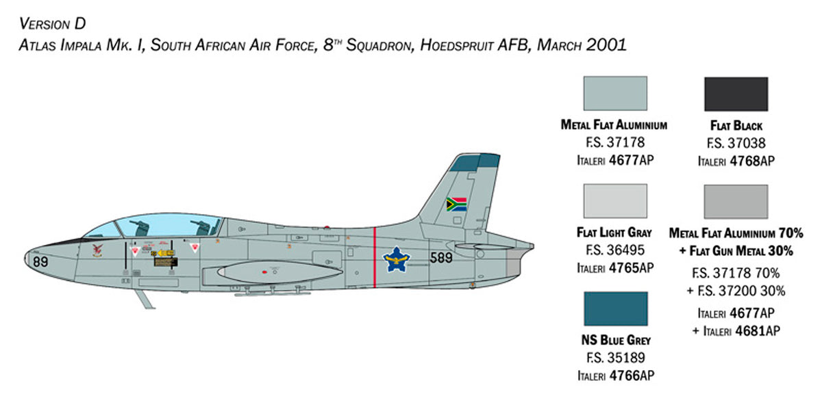 Italeri 1:48 Aermacchi MB-326 - Modelfly