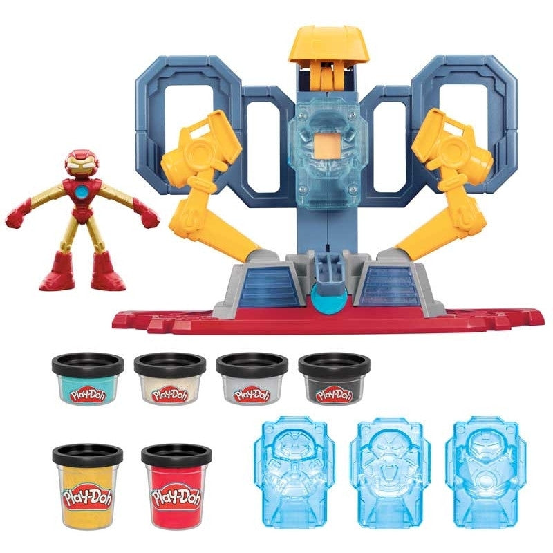 Play-Doh Iron Man Rustningslaboratorium med Modellervoks