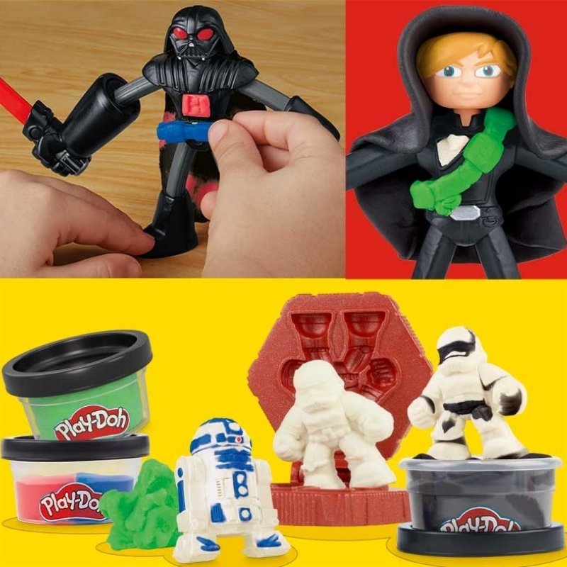Play-Doh Star Wars Byg & Skær Lyssværd Modellervokssæt