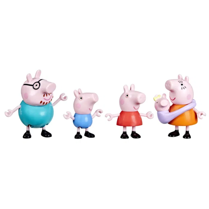 Peppa Pig Familiefigursæt m. 5 figurer