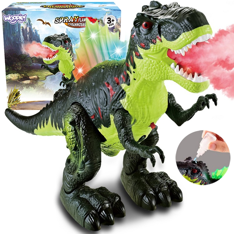 Interaktiv T-Rex Dinosaur med Lys, Lyd og Sprayfunktion