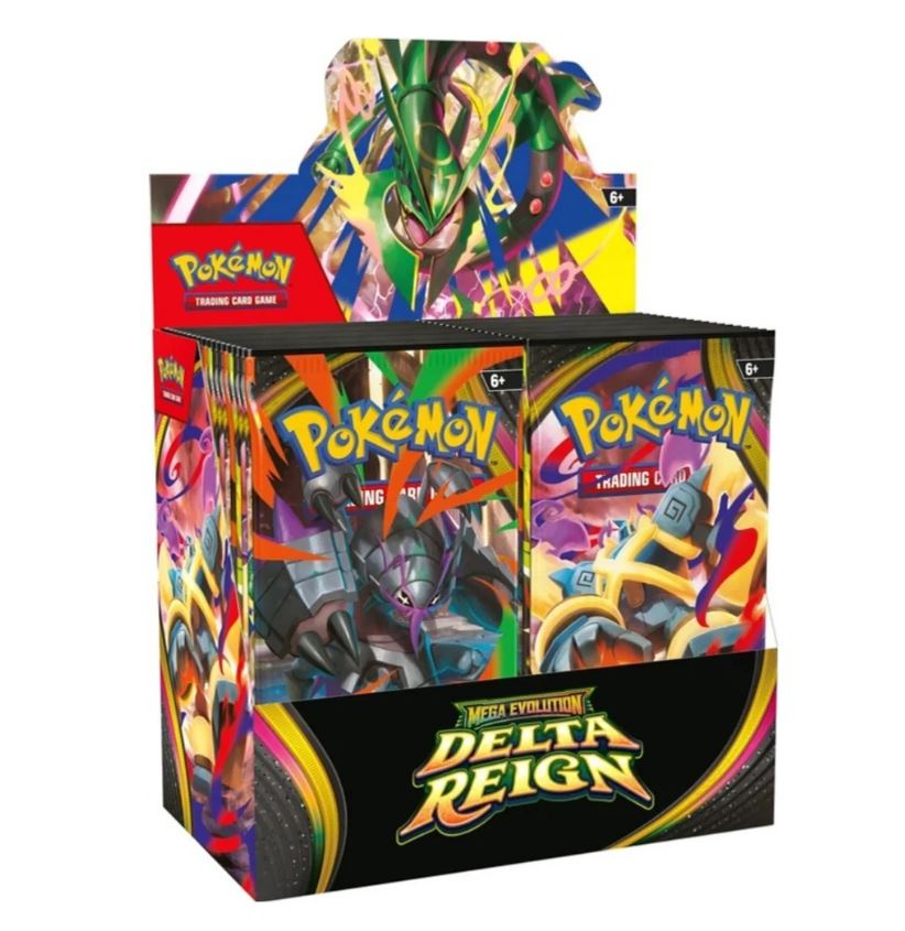 Pokémon TCG: Mega Evolution - Delta Reign Booster Box - 36 Boosterpakker (Forudbestilling)