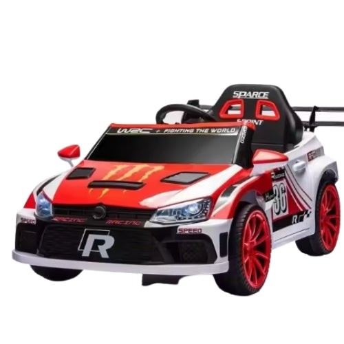 Elektrisk Børneracer MBL-024 (WRC-inspireret) Rød