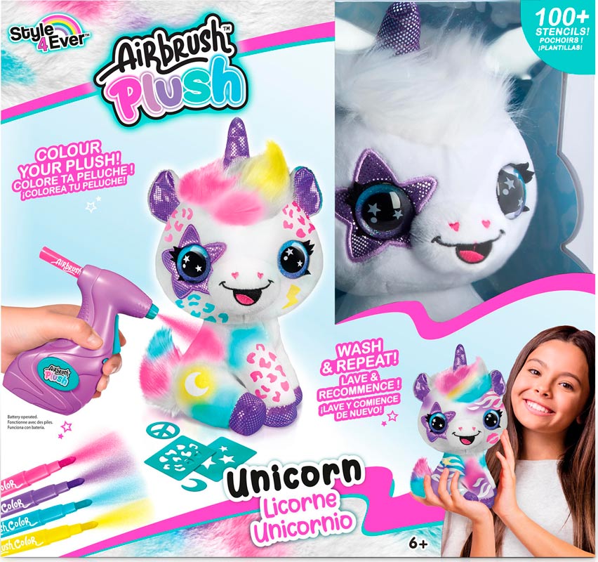 Airbrush Plush Enhjørning