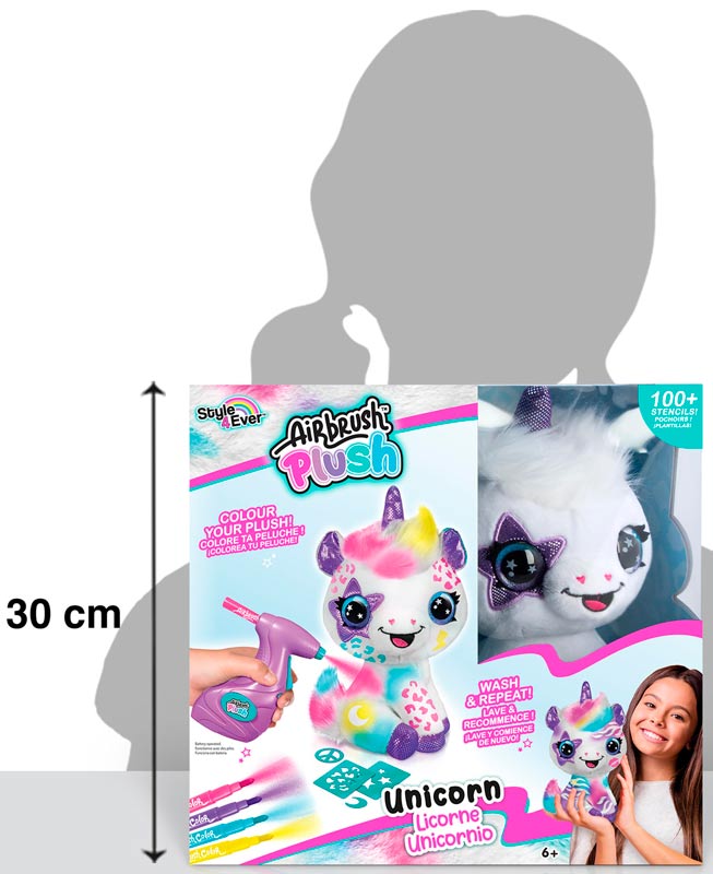 Airbrush Plush Enhjørning
