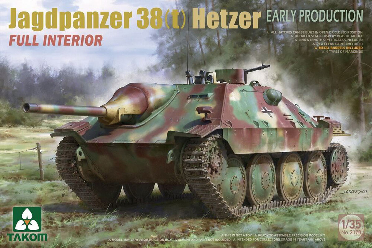 Takom Jagdpanzer 38(t) Hetzer - 1:35