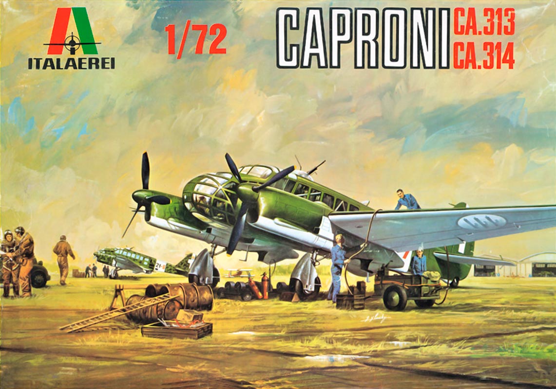 Italeri 1:72 Caproni Ca. 313/314 Vintage - Modelfly