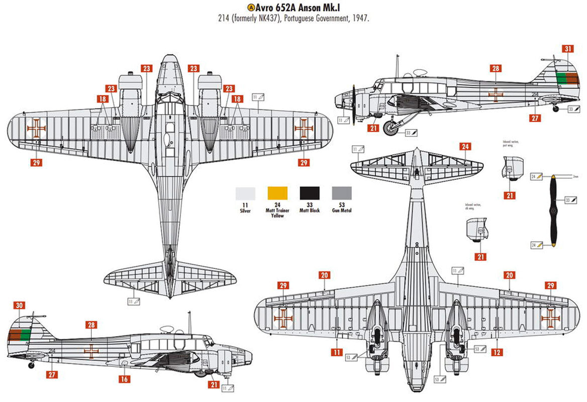 Airfix Avro Anson Mk.l - Modelfly