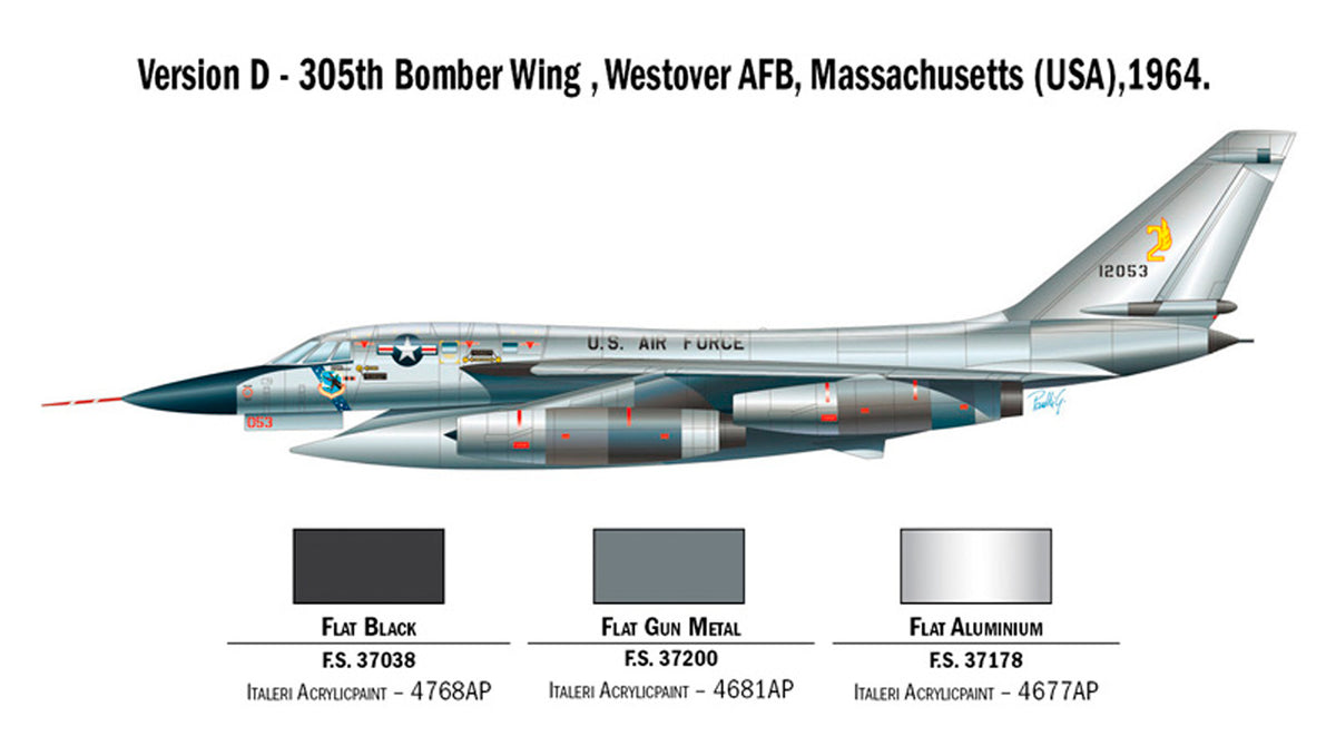 Italeri 1:72 B 58 Hustler - Modelfly