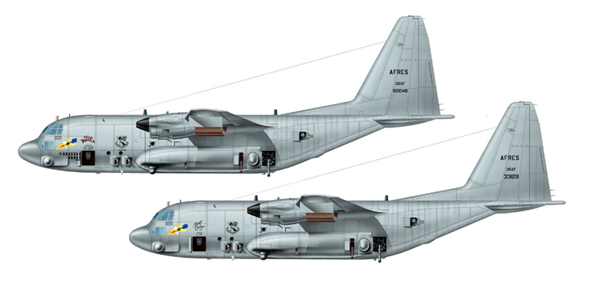Italeri 1:72 AC-130H Spectre - Modelfly
