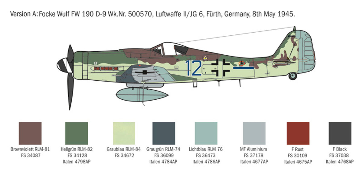Italeri FW190 D-9 - 1:72
