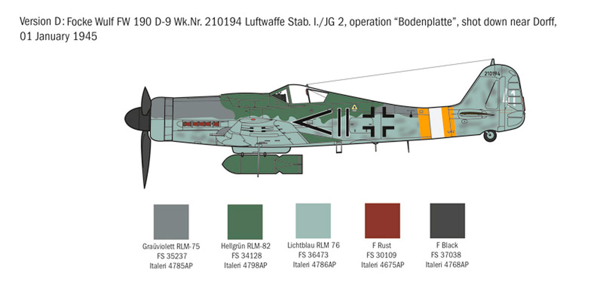 Italeri FW190 D-9 - 1:72
