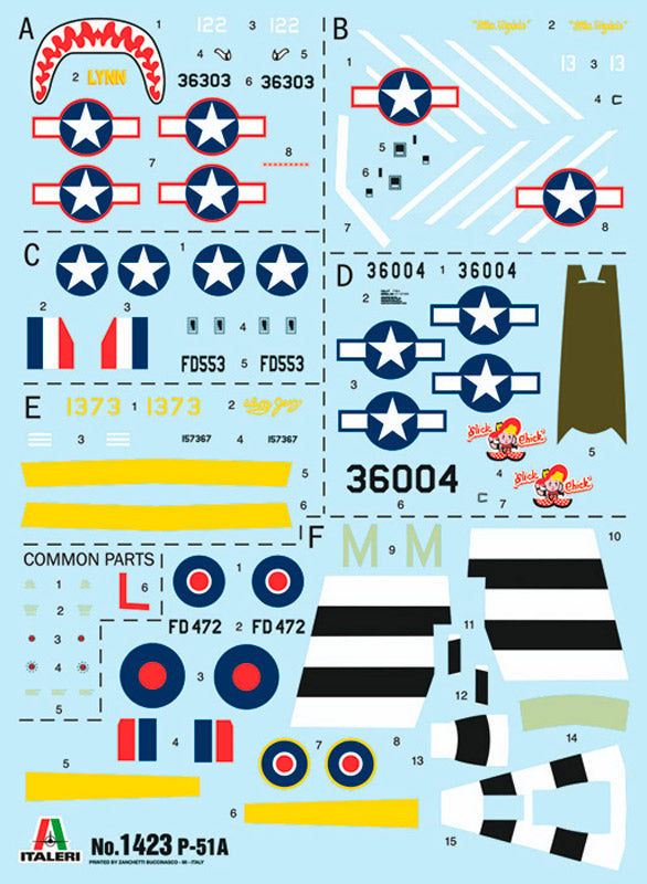 Italeri 1:72 P-51A Mustang - Modelfly