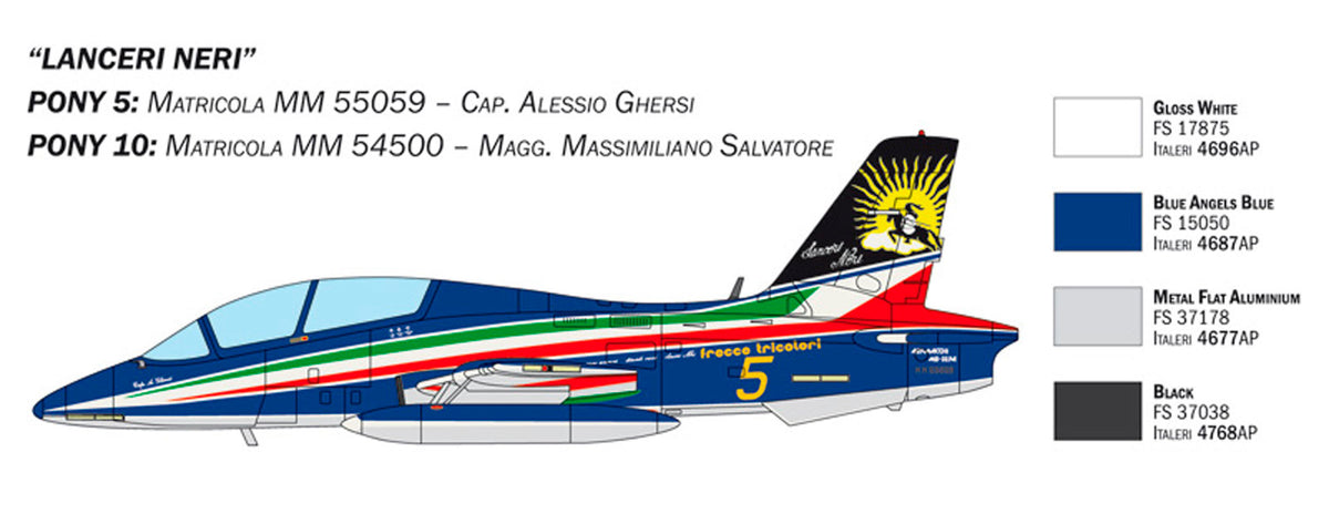 Italeri 1:72 Aermacchi MB-339 60 års jubilæum - Modelfly