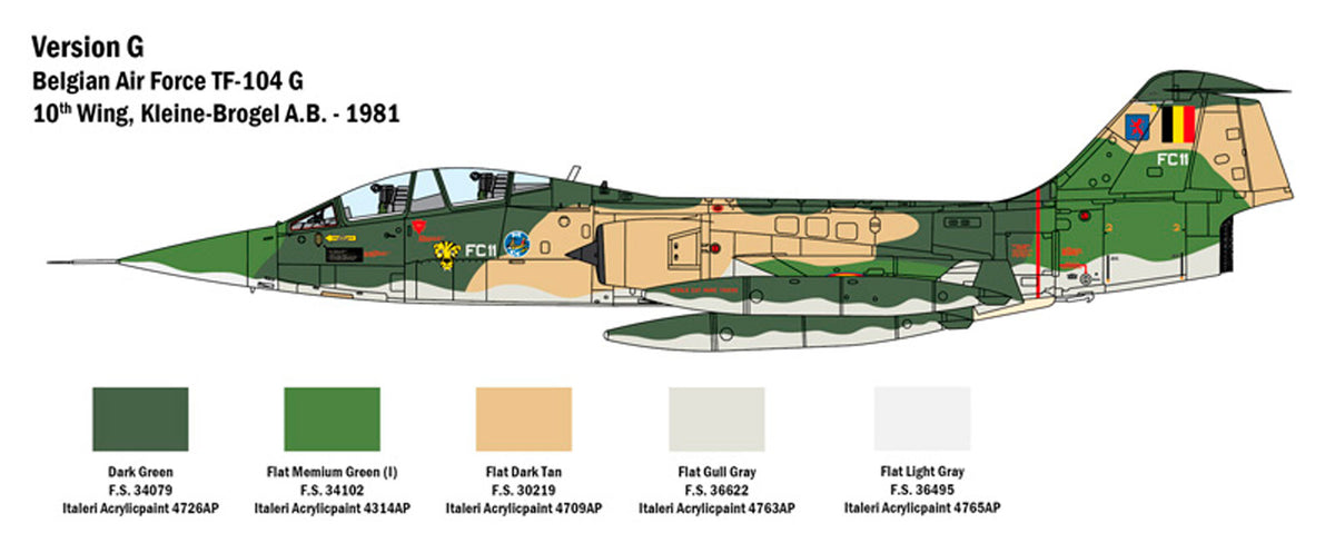 Italeri TF-104 G Starfighter - 1:32