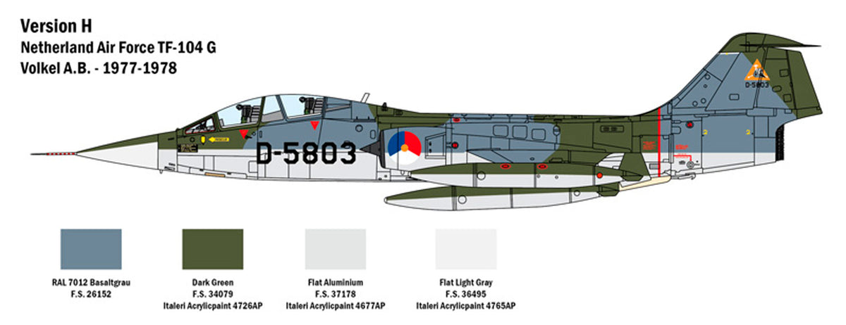 Italeri TF-104 G Starfighter - 1:32