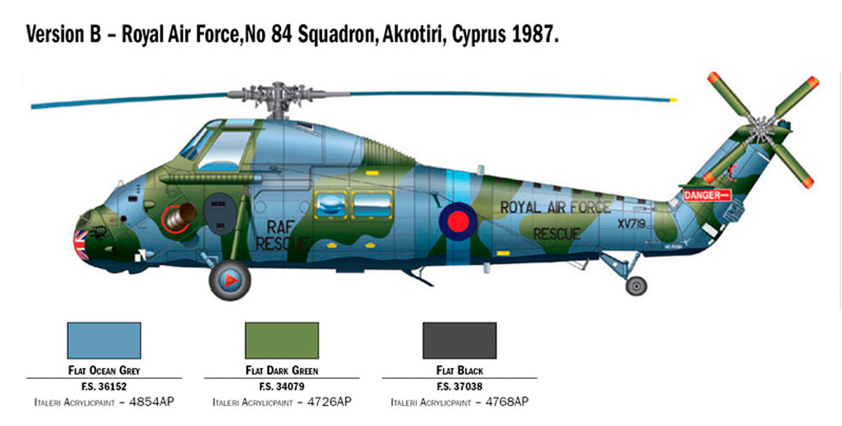 Italeri 1:48 Wessex UH.5 - Model helikopter