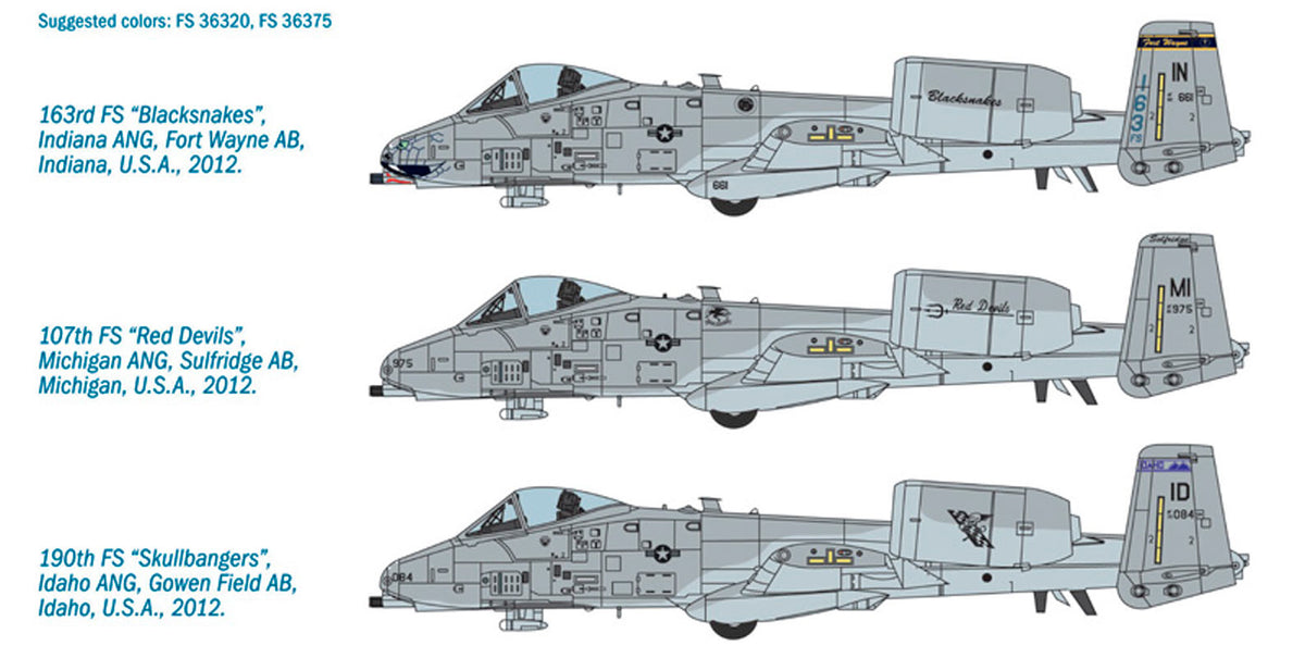 Italeri 1:48 A-10C Blacksnakes - Modelfly