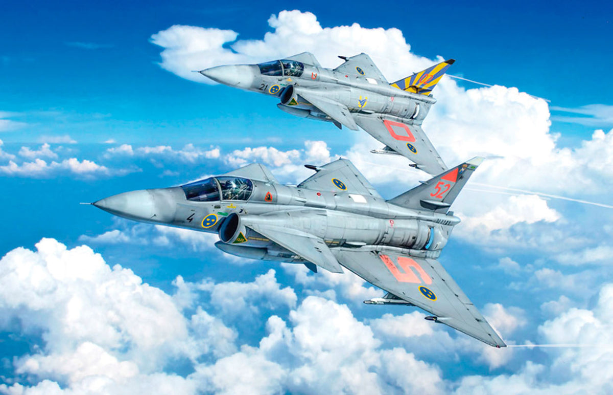 Italeri 1:48 Saab JA 37 / AJ Viggen - Modelfly