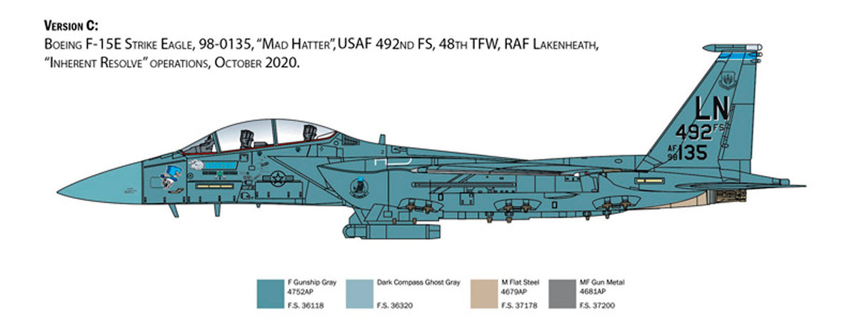 Italeri 1:48 F-15E Strike Eagle - Modelfly
