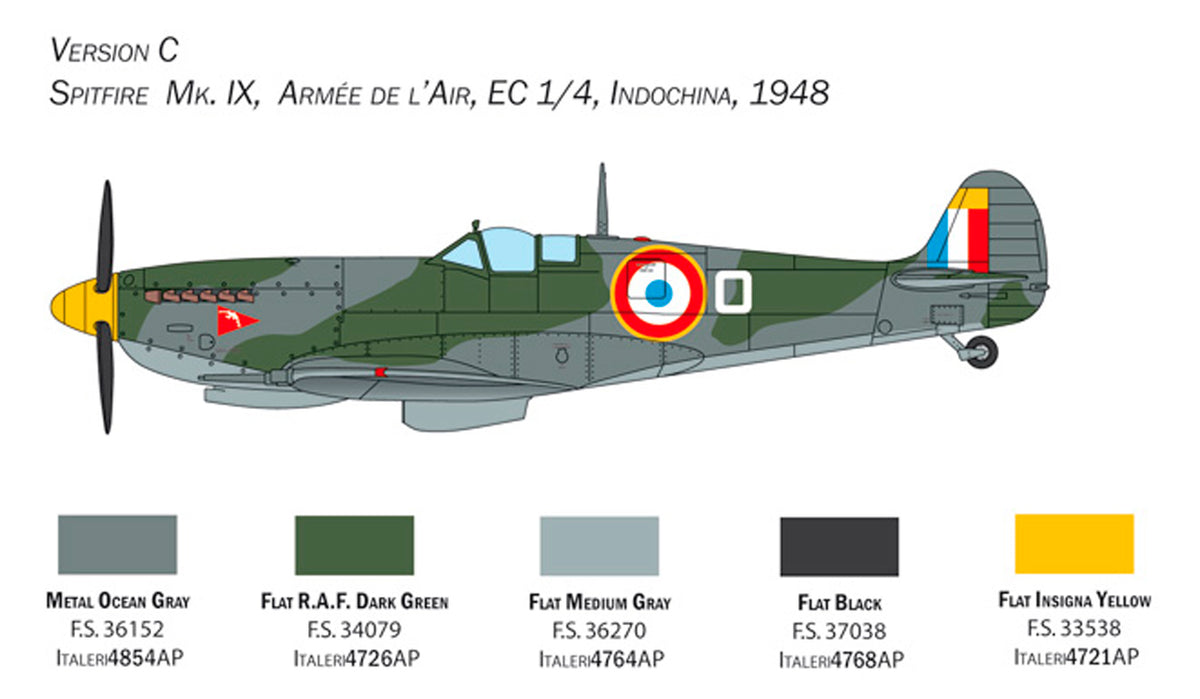 Italeri 1:48 Spitfire Mk. IX - Modelfly