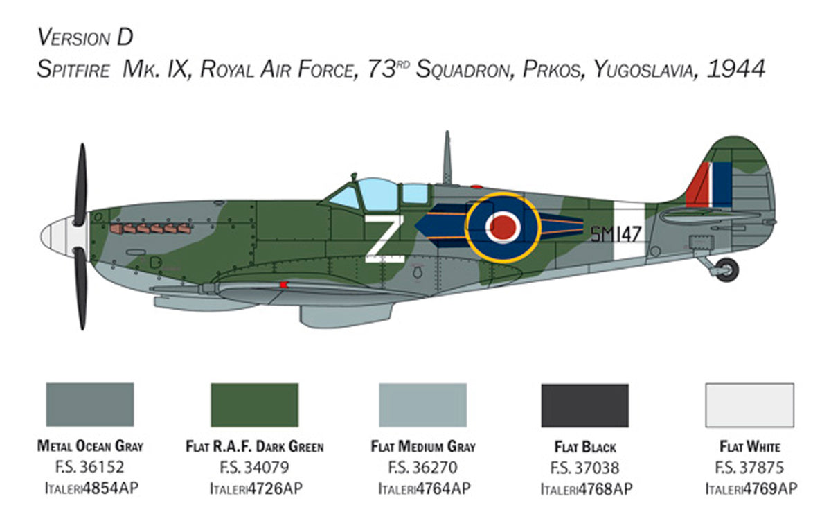 Italeri 1:48 Spitfire Mk. IX - Modelfly