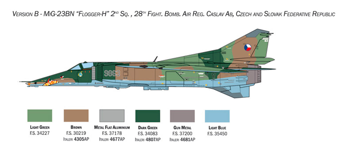 Italeri 1:48 MiG-27/MiG-23BN Flogger - Modelfly