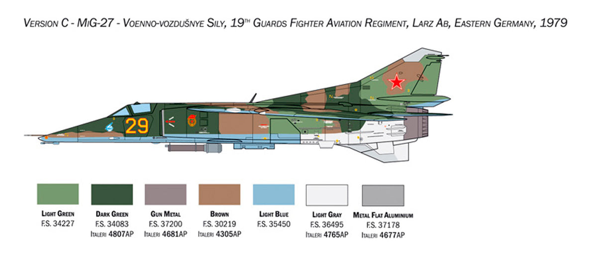 Italeri 1:48 MiG-27/MiG-23BN Flogger - Modelfly