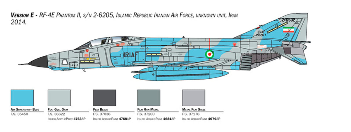 Italeri 1:48 RF-4E Phantom II - Modelfly