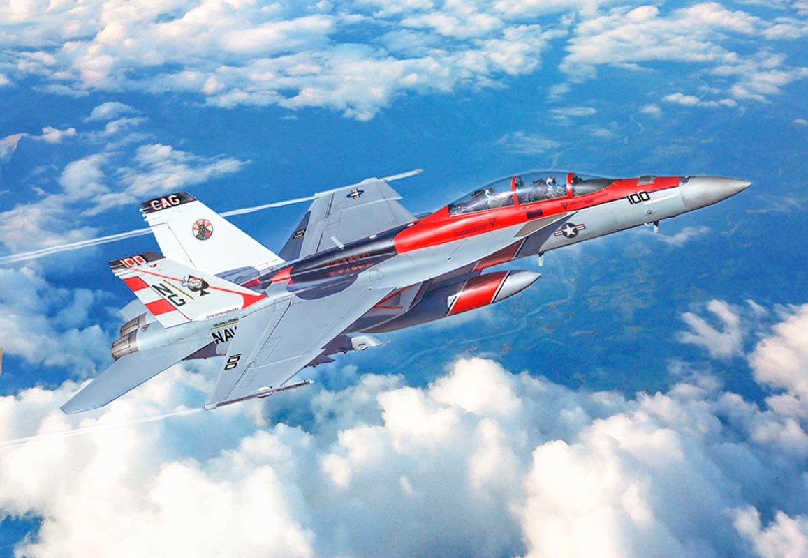 Italeri 1:48 F/A-18F Super Hornet U.S. Navy Special Colors - Modelfly