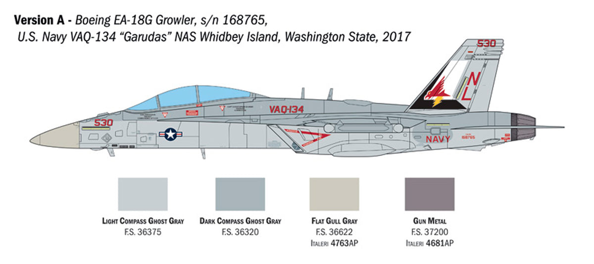 Italeri 1:48 E/A-18G Growler - Modelfly