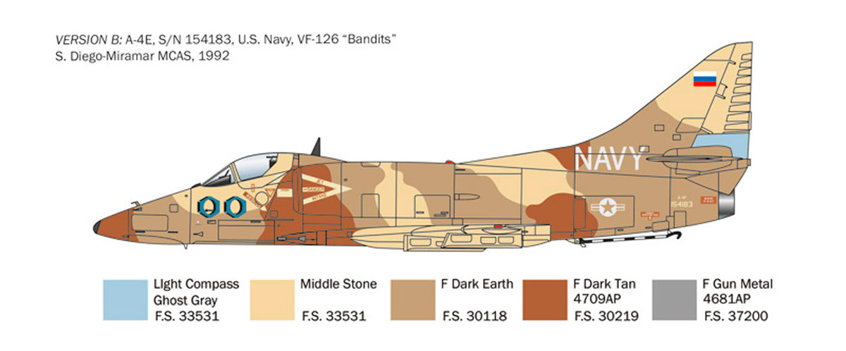 Italeri 1:48 A-4 E/F/G Skyhawk - Modelfly