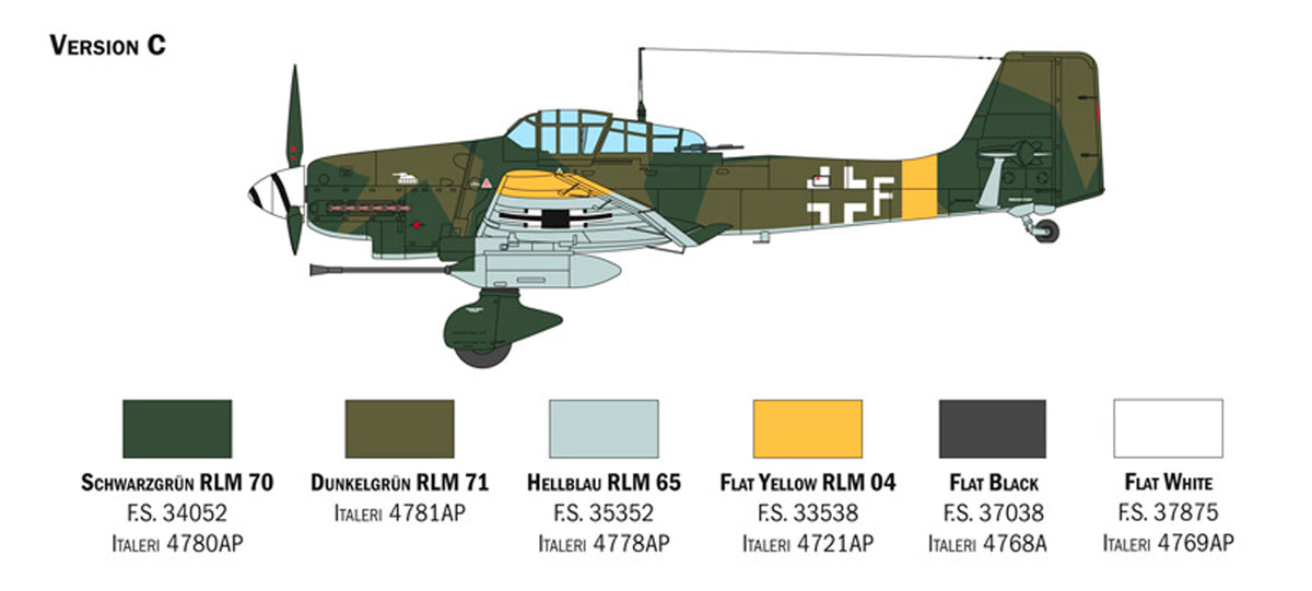 Italeri 1:48 Ju 87 G-1 Stuka Kanonenvogel - Modelfly