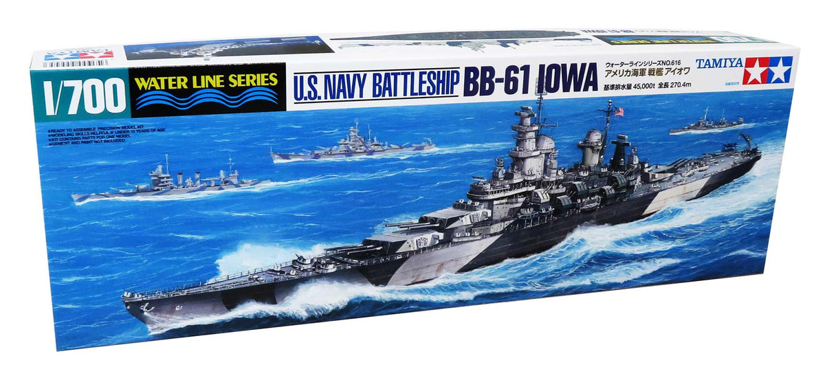 Tamiya US Navy Battleship "Iowa" - Modelskib