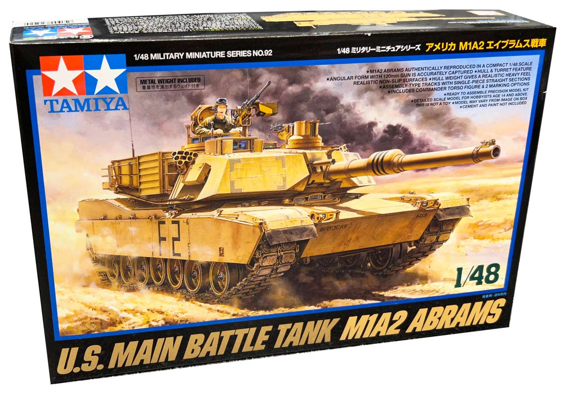 Tamiya M1A2 Abrams - Modelkampvogn