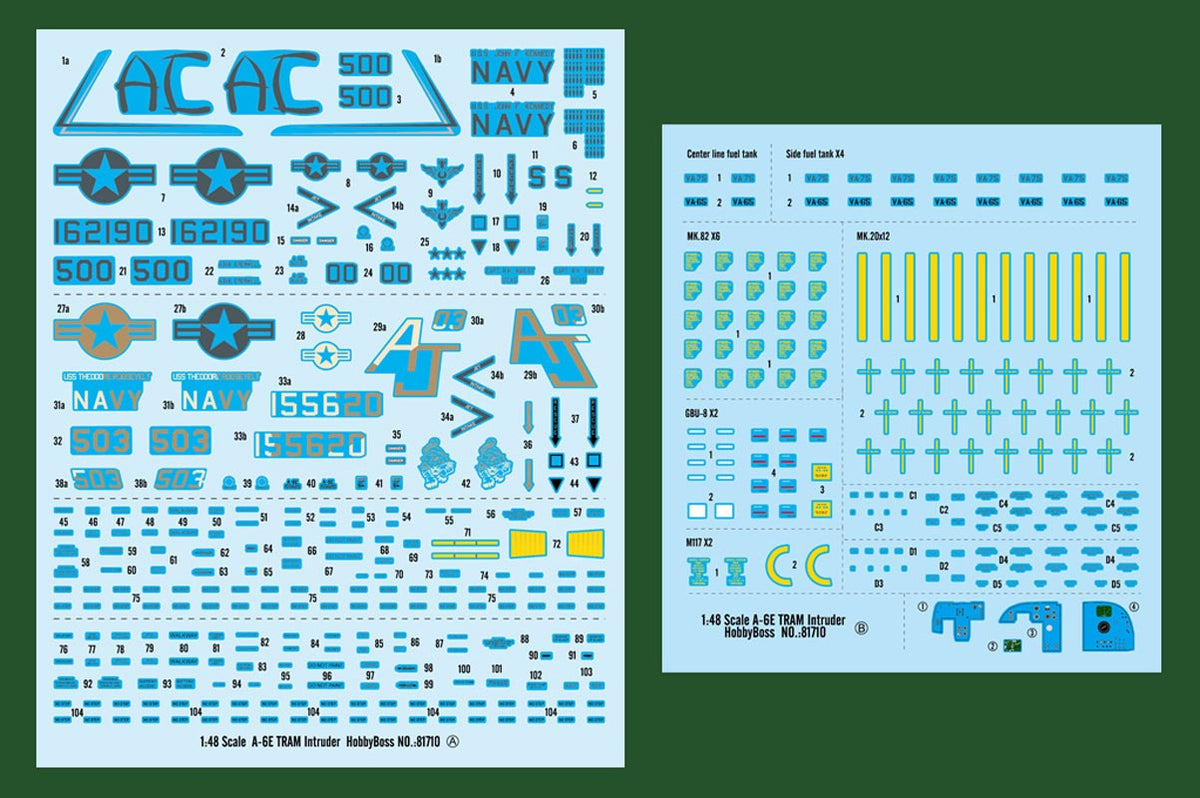 Hobby Boss A-6E TRAM Intruder 1:48 modelfly