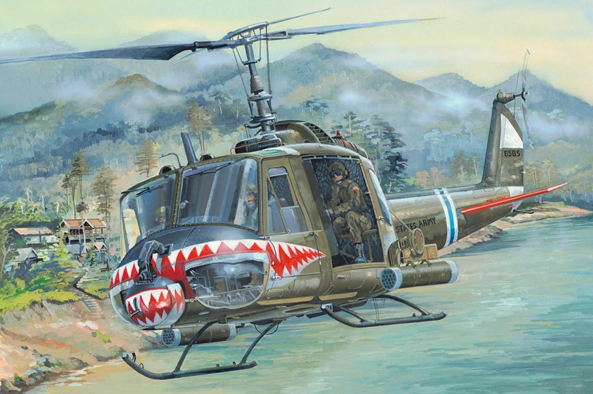 Hobby Boss UH-1 Huey B 1:18 modelhelikopter
