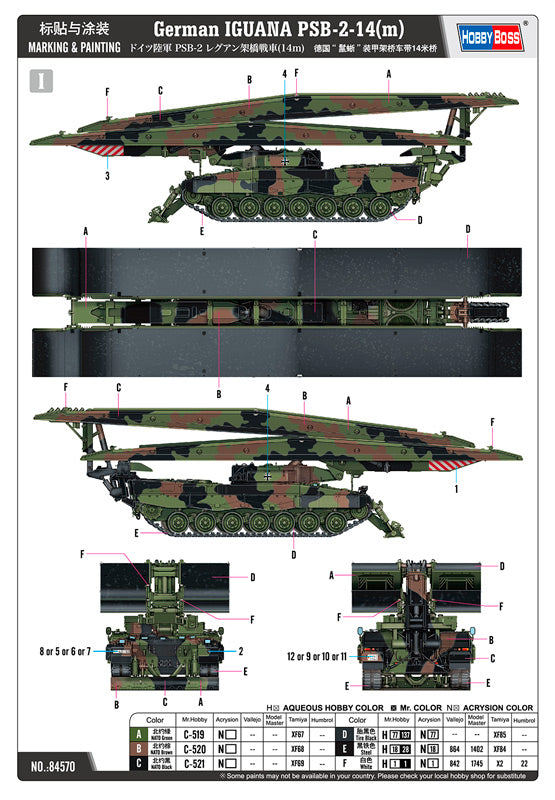 Hobby Boss German IGUANA PSB-2-14 1:35 modelkampvogn