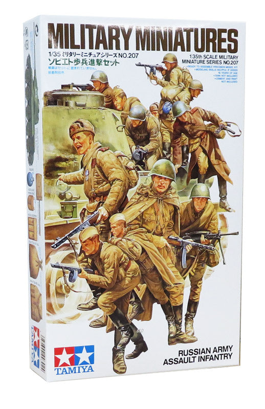 Tamiya Russian army assault infantry sæt - Modelfigur