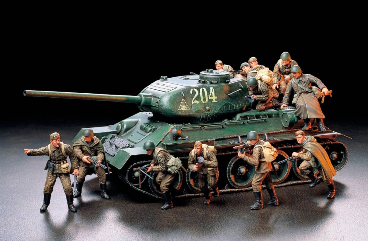 Tamiya Russian army assault infantry sæt - Modelfigur