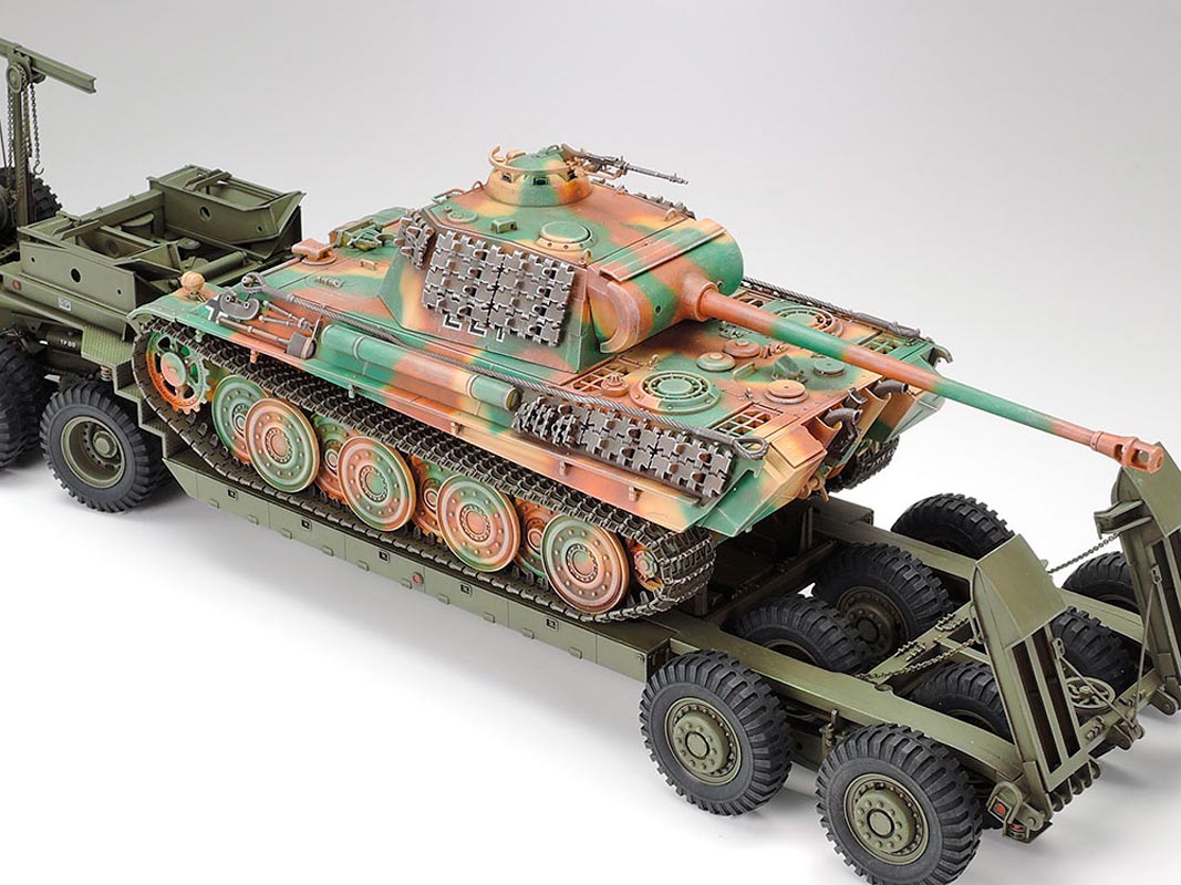 Tamiya US 40-tons tanktransporter Dragon Wagon - Modelbil