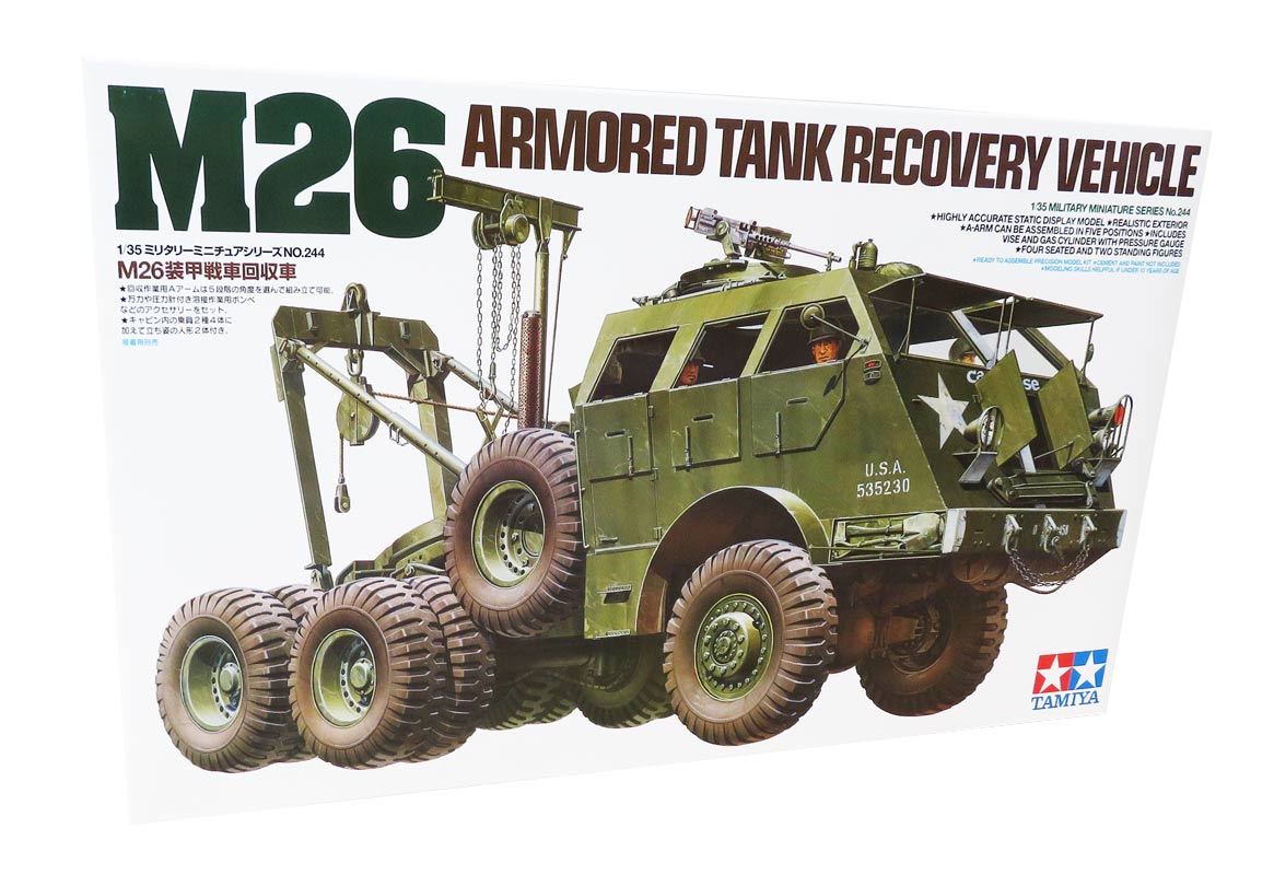 Tamiya M26 AR. Tank recovery vehicle - Modelbil
