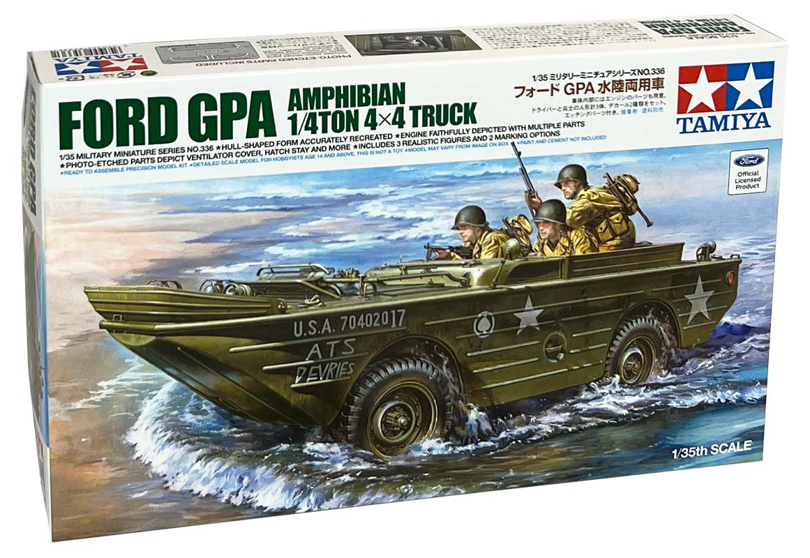Tamiya Ford GPA Amphibian 1/4Ton 4x4 modelbil