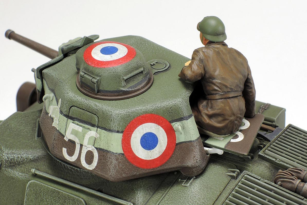 Tamiya French medium tank Somua S35 - Modelkampvogn