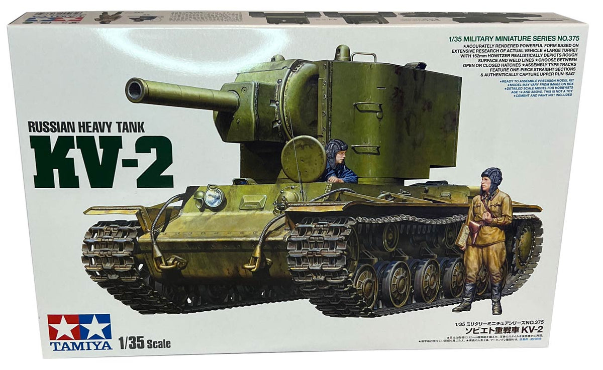 Tamiya Russian Heavy KV-2 modelkampvogn