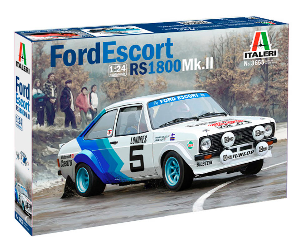 Italeri Ford Escort RS1800 Mk.II rally - 1:24