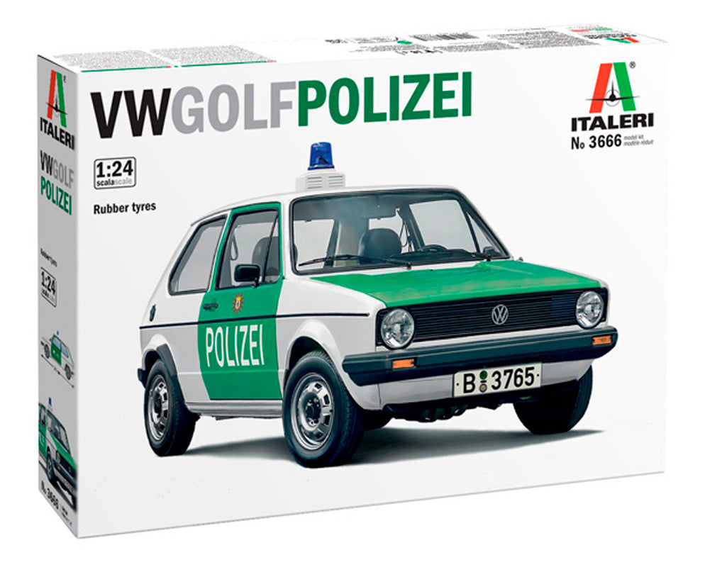 Italeri 1:24 VW Golf Polizei - Modelbil