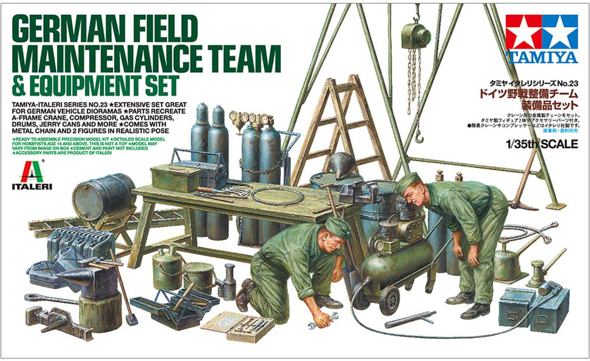 Tamiya German Field Maintenance Team - modelfigur
