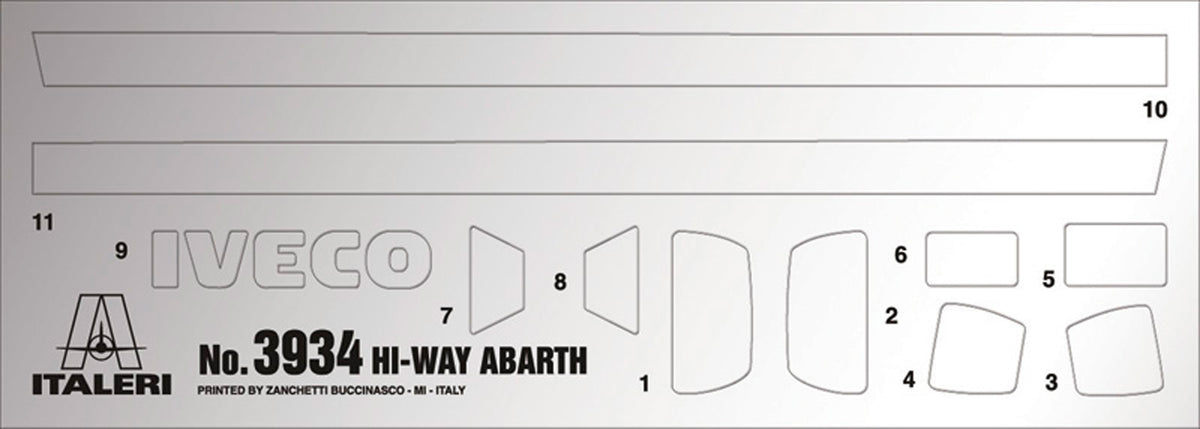 Italeri Iveco E5 Hi-Way Abarth - 1:24