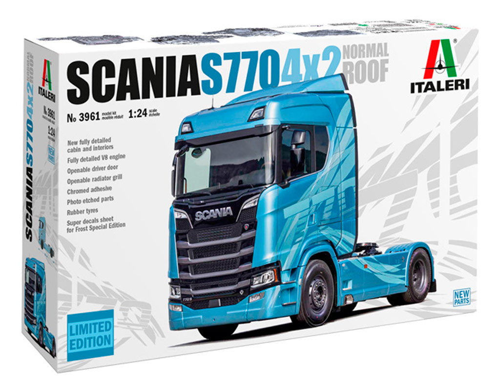 Italeri 1:24 Scania S770 4x2 normal roof limited edition - Modellastbil